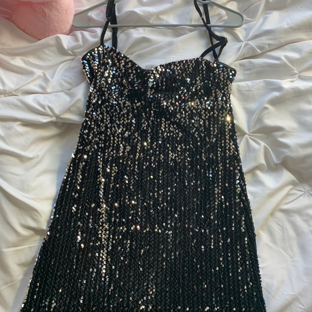 Sparkly mini dress